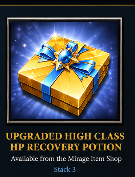 Upgraded High Class HP Recovery Potion [999]