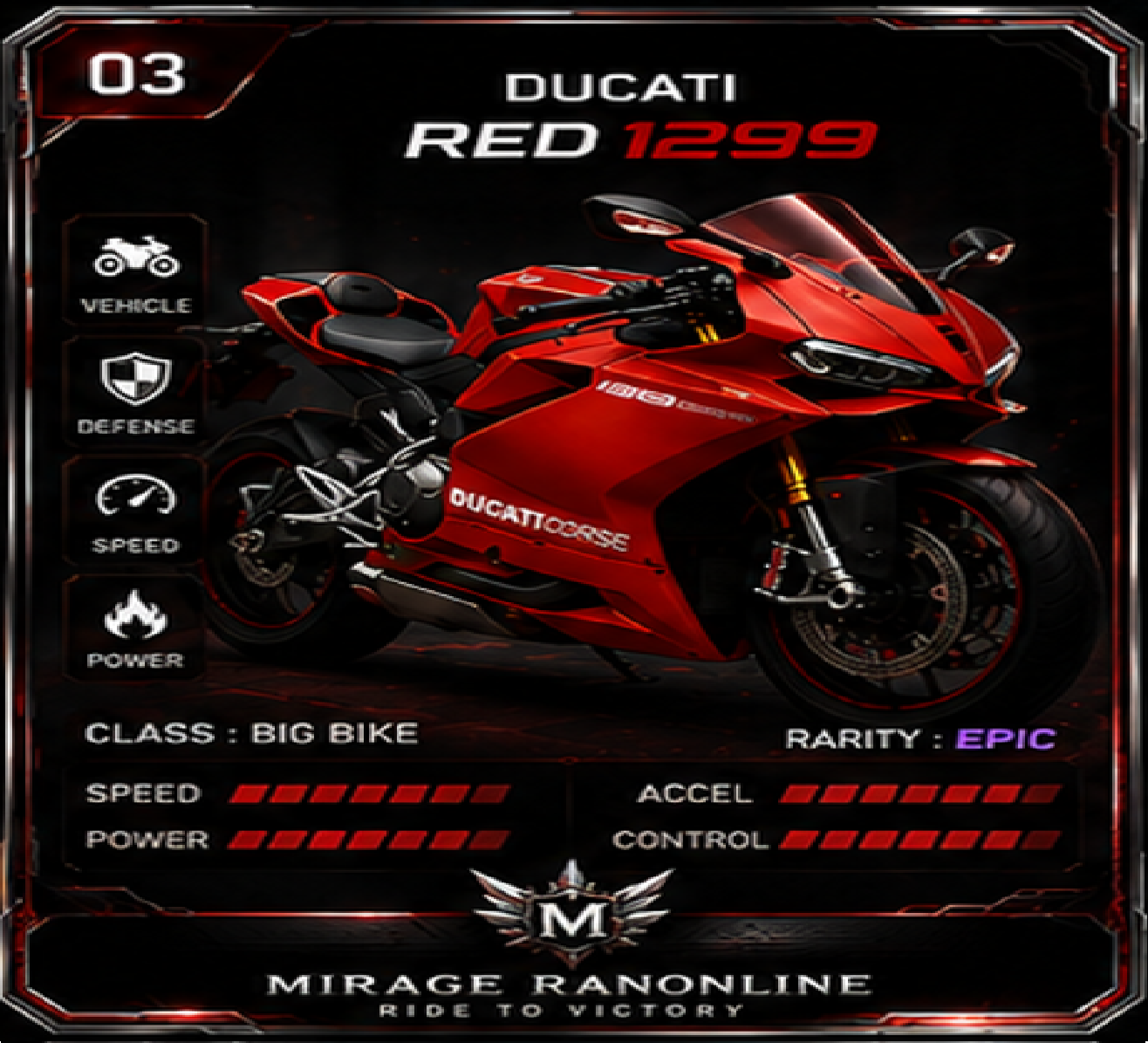 Ducati Red 1299[7D]